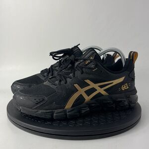 Asics Gel-Quantum 180 Black Gold Running Shoes 1202A296 Women’s Size 7.5